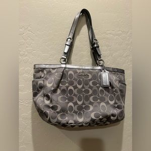 Gray Coach Purse